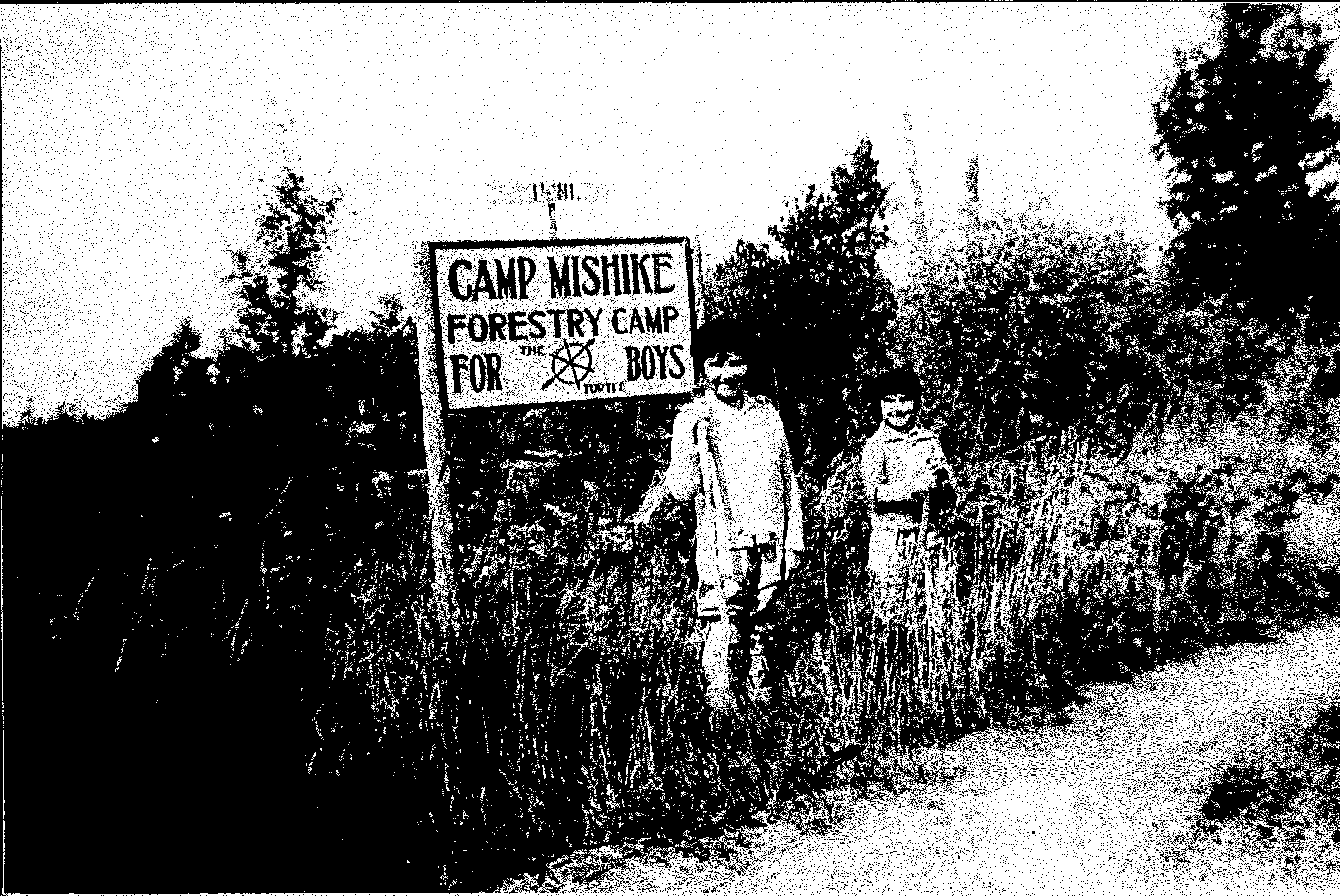 Camp Mishike Sign 1928 A
